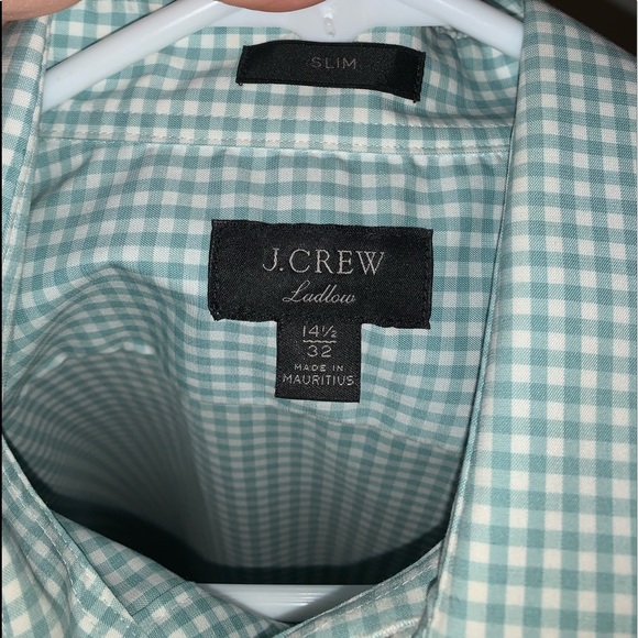 J crew slim plaid button up (gingham) - Picture 3 of 4